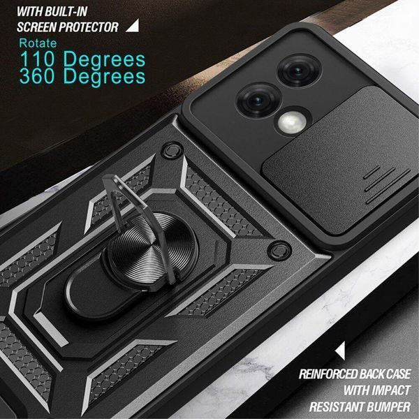 PC + TPU чохол Camshield Armor для Motorola G84 / зелений 097105 фото