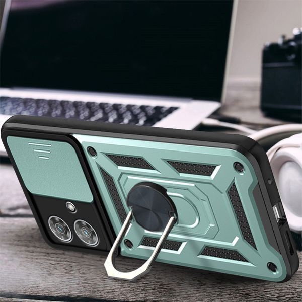 PC + TPU чохол Camshield Armor для Motorola Edge 40 Neo / зелений 093584 фото