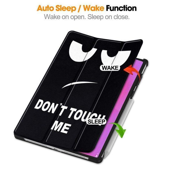 Кожаный чехол книжка Crazy Horse на планшет Lenovo Yoga Tab Plus (12.7) / dont touch 098908 фото