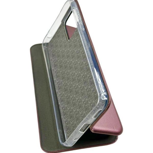 Чехол книжка Elegant book для Motorola E13 / бордовый 91913 фото