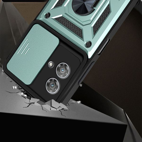 PC + TPU чохол Camshield Armor для Motorola Edge 40 Neo / зелений 093584 фото