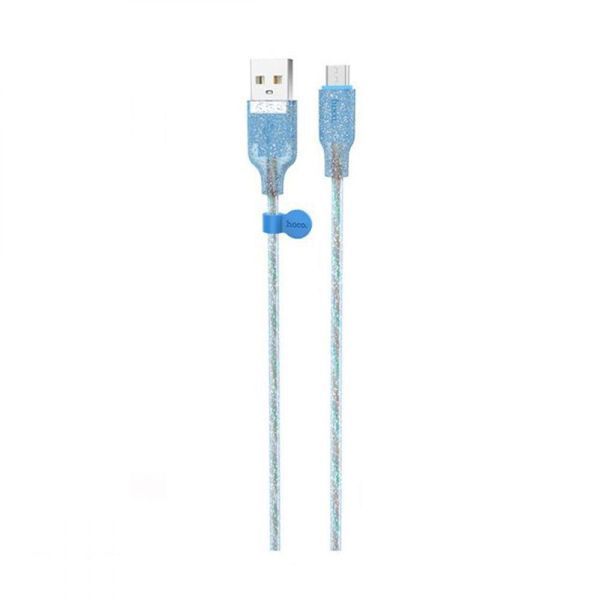 USB-кабель Hoco U73 Star Galaxy Silicone Micro USB Cable (1.2m) (4 кольори) 80612 фото