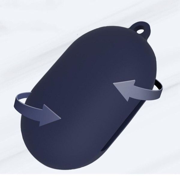 Силіконовий чохол із карабіном для OPPO Enco Buds W12 червоний 91006 фото
