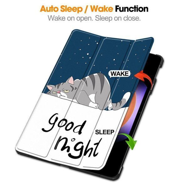 Чохол книжка Crazy Horse на Xiaomi Pad 6S Pro (12.4") / good night 096579 фото