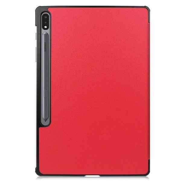 Чехол книжка Crazy Horse для Samsung Galaxy Tab S8 Plus / Tab S7 FE (12.4") / красный 093929 фото