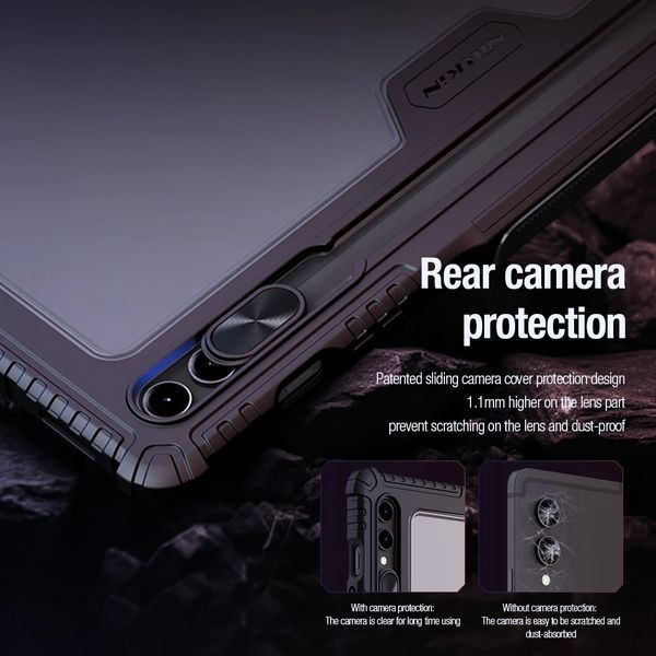 Чохол книжка Nillkin Bumper Leather Case Pro на Samsung Galaxy Tab S10 Plus (12.4") / чорний 099999 фото