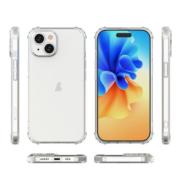 Чохол накладка WXD для iPhone 15 Plus (закрита камера) / прозорий 093770 фото