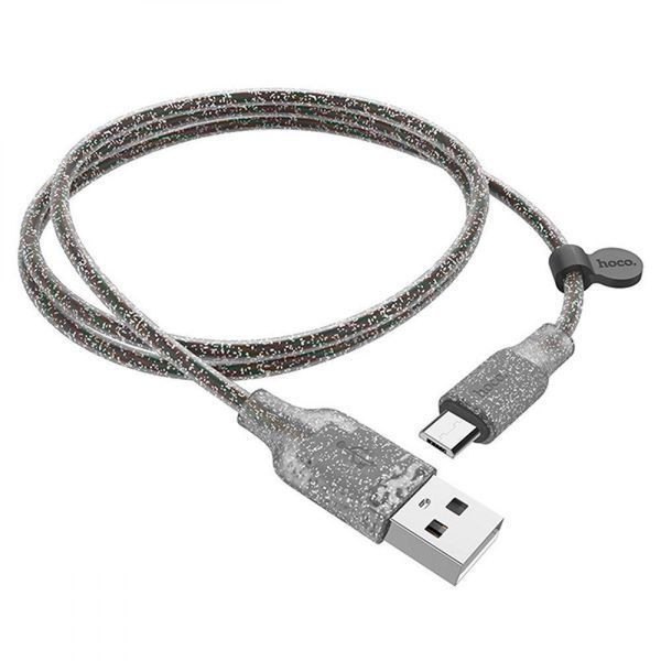 USB-кабель Hoco U73 Star Galaxy Silicone Micro USB Cable (1.2m) (4 кольори) 80612 фото