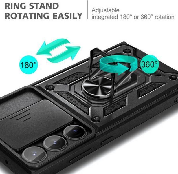 PC + TPU чохол Camshield Armor для Samsung Galaxy S25 Ultra / чорний 202035 фото
