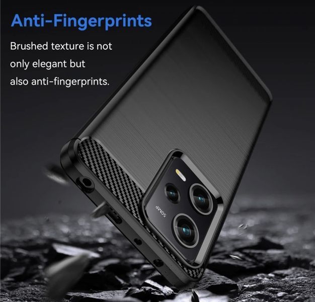 TPU чохол накладка Urban для Xiaomi Redmi Note 12 Pro (4G) / чорний 087833 фото