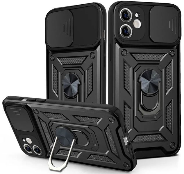 PC + TPU чехол Camshield armor для iPhone 11 / черный 086585 фото