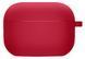 Силіконовий чохол із карабіном для AirPods 4 / rose red 201828 фото 1