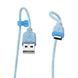 USB-кабель Hoco U73 Star Galaxy Silicone Micro USB Cable (1.2m) (4 кольори) 80612 фото 4