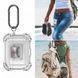 Чехол Transparent with lock для AirPods Pro 2 синий с синим замком 090234 фото 5