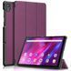 Шкіряний чохол книжка Crazy Horse для Lenovo Tab K10 (10.3") TB-X6C6 / баклажановий 093848 фото 1