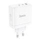 СЗУ Hoco N30 Home Charger Glory PD 65W three-port(2C1A) fast charger 90352 фото 2