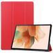 Чехол книжка Crazy Horse для Samsung Galaxy Tab S8 Plus / Tab S7 FE (12.4") / красный 093929 фото 1