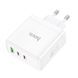 СЗУ Hoco N30 Home Charger Glory PD 65W three-port(2C1A) fast charger 90352 фото 4