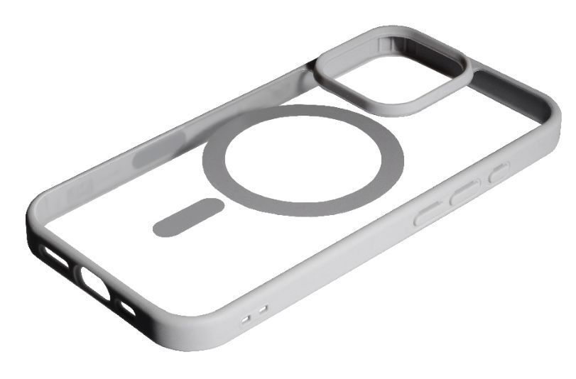 Чехол TPU+PC Color с поддержкой Magsafe для Apple iPhone 16 Pro Max / grey 200832 фото