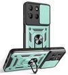 PC + TPU чехол Camshield Armor для Motorola G17 Power / зеленый