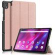 Кожаный чехол книжка Crazy Horse для Lenovo Tab K10 rose gold