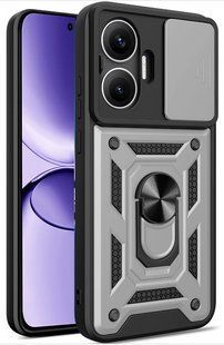 PC + TPU чехол Camshield Armor для Poco F7 / серый 203412 фото