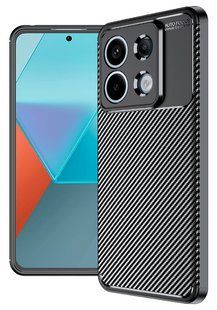 TPU чехол накладка Autofocus для Xiaomi Redmi Note 13 Pro (5G) / черный 201758 фото