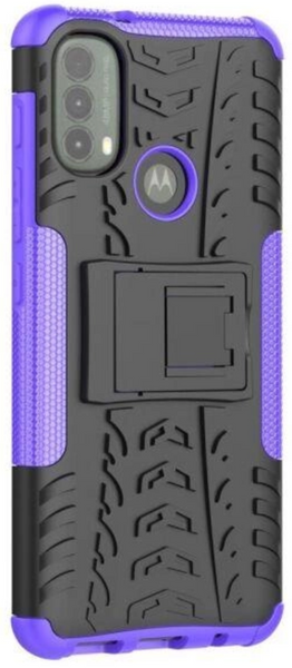 PC + TPU чохол Armor на Motorola E40 фіолетовий 89505 фото