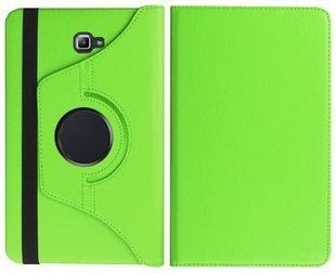Кожаный чехол книжка 360 для Samsung Galaxy Tab A 10.1 T580 T585 / зеленый 100819 фото
