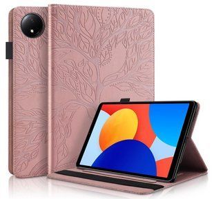 Чехол книжка Wood Book на планшет Xiaomi Redmi Pad SE (8.7") / розовый 200877 фото