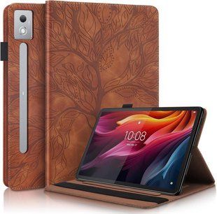 Чохол книжка Wood Book на планшет Lenovo Idea Tab Pro (12.7")/коричневий 099879 фото