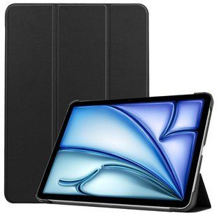 Кожаный чехол книжка Crazy Horse на планшет iPad Air 5 10.9" (2022) / черный 202705 фото