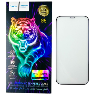 Защитное стекло Hoco G5 на iPhone 12 Pro (на айфон 12 про) черный 085263 фото