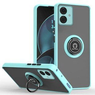 TPU чохол накладка Matte Ring Magnit для Motorola G14 бірюзовий 093110 фото