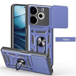 PC + TPU чохол Camshield Armor для Tecno Pova 6/синій 098032 фото