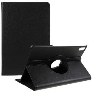 Кожаный чехол книжка 360 для Lenovo Tab P12 (12.7") / черный 096526 фото