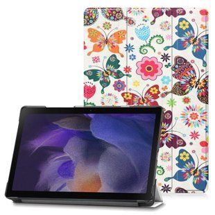 Чохол книжка Crazy Horse для Samsung Galaxy Tab A8 (X200 / X205) 10.5" / метелики 097311 фото