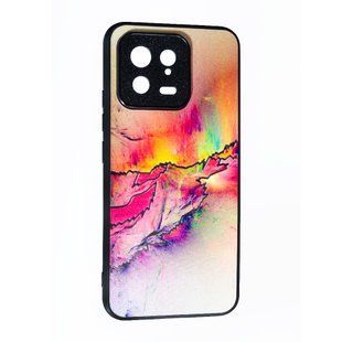 TPU чохол Marble Ultraviolet для Xiaomi 13 Red 088603 фото