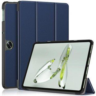 Шкіряний чохол книжка Crazy Horse для OnePlus Pad Go (11.35")/синій 099398 фото