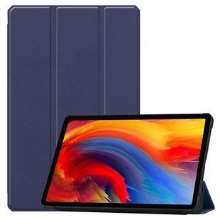 Кожаный чехол книжка Crazy Horse для Lenovo Pad Plus 2021 (11") / синий 090057 фото