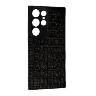 TPU чехол накладка Leather Case для Samsung Galaxy S23 Ultra Кроко 089103 фото