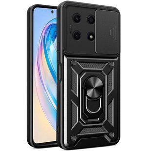 PC + TPU чохол Camshield armor для Honor X8A / чорний 92114 фото