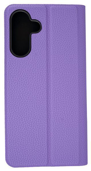 Шкіряний чохол книжка Fibra case на Samsung Galaxy A56 / фіолетовий 202298 фото