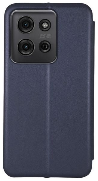 Чехол книжка Elegant book для Motorola G75 (5G) / темно-синий 202521 фото