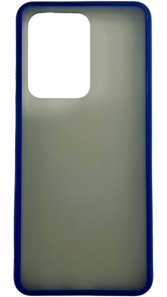 TPU чохол накладка Matte Color Case для Samsung Galaxy S20 Ultra синій 092214 фото