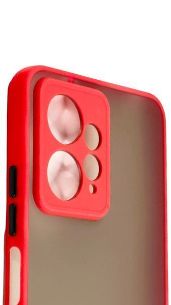 TPU чехол накладка Matte Color Case для Xiaomi Redmi Note 12 4G красный 092014 фото