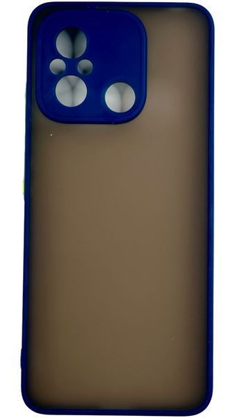 TPU чохол накладка Matte Color Case для Poco C55 синій 092664 фото