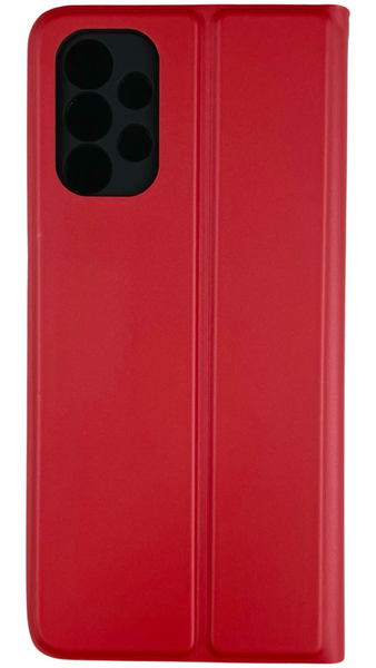 Шкіряний чохол-книжка Fibra case на Samsung Galaxy A13 (самунг а13) червоний 085845 фото