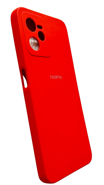 Чехол Soft touch для Realme C35 (на реалми ц35) красный 086428 фото