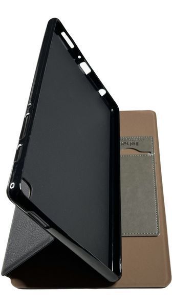 Шкіряний чохол книжка Lishen для Samsung Galaxy Tab A7 Lite (SM-T220) чорний 087283 фото